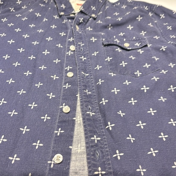 Men’s short sleeve Levi’s shirt (linen/cotton) - Picture 5 of 6